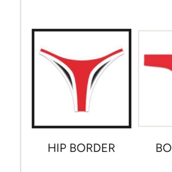 Hoaka Swimwear Neoprene red bikini - Picture 7 of 7